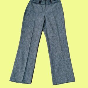 Etcetera Gray Fall Winter Essentials Woman's Trousers Rear Pocket Size 6